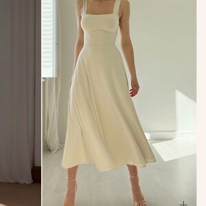 Aym studio Audrey Midi dress in Organic Bamboo